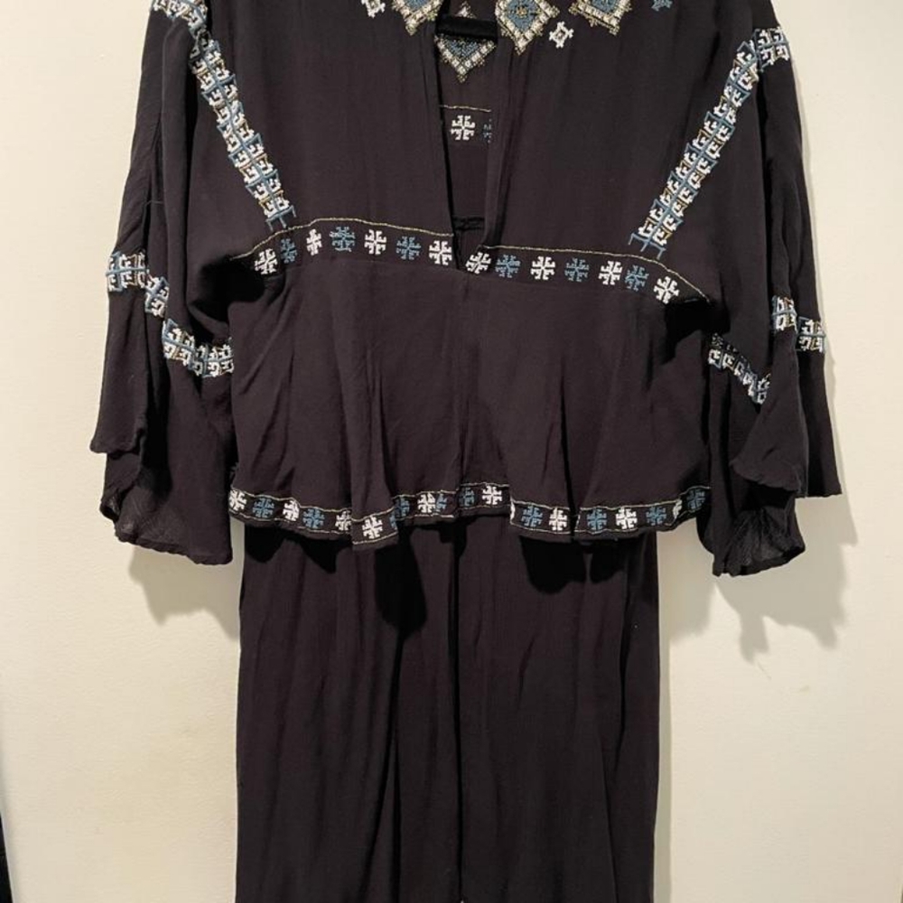 #51 Zara black dress with details